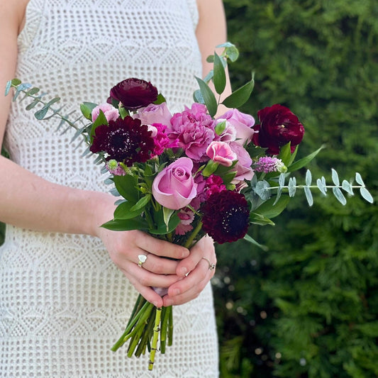 Amethyst Aura - Handheld Bouquet