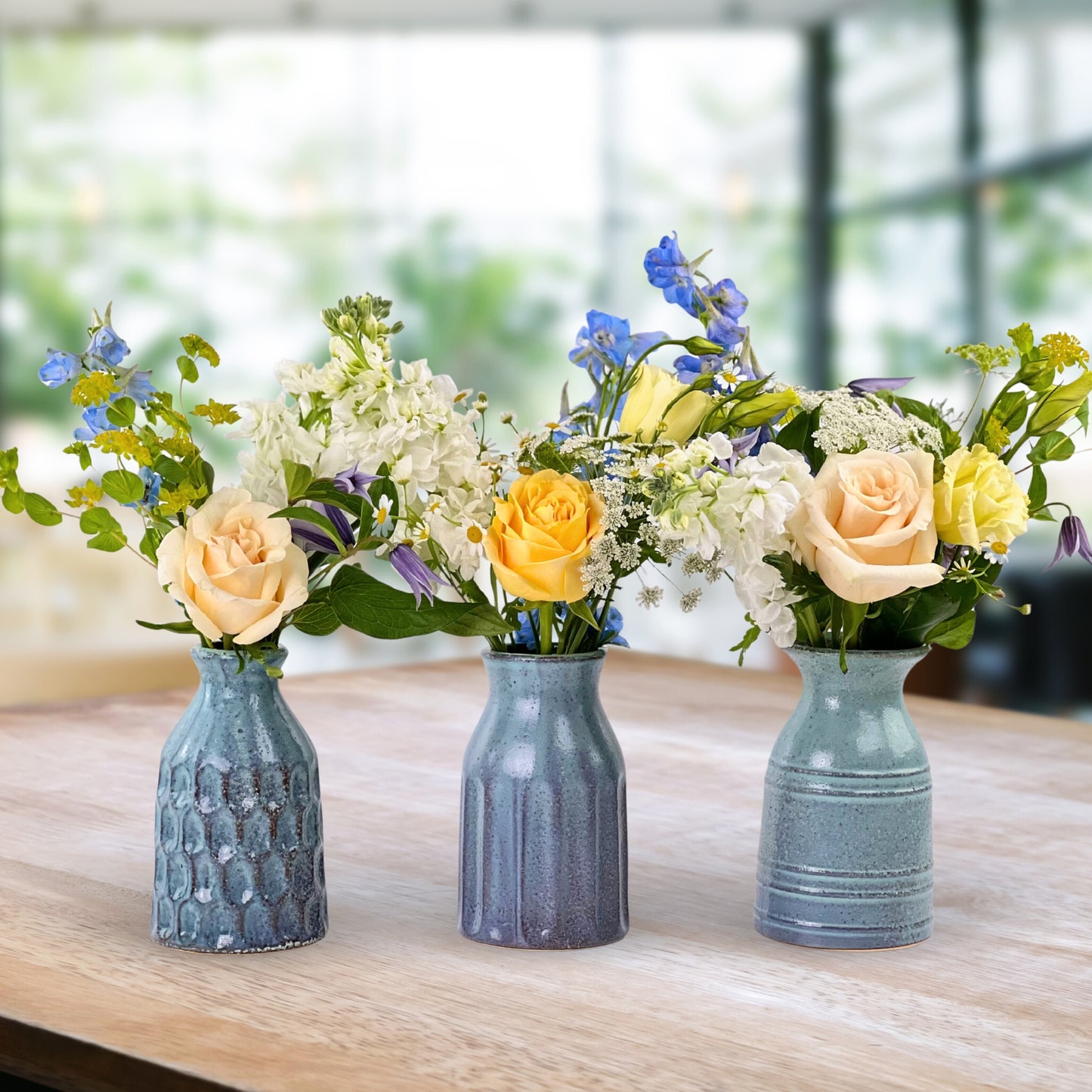country creamery bud vases