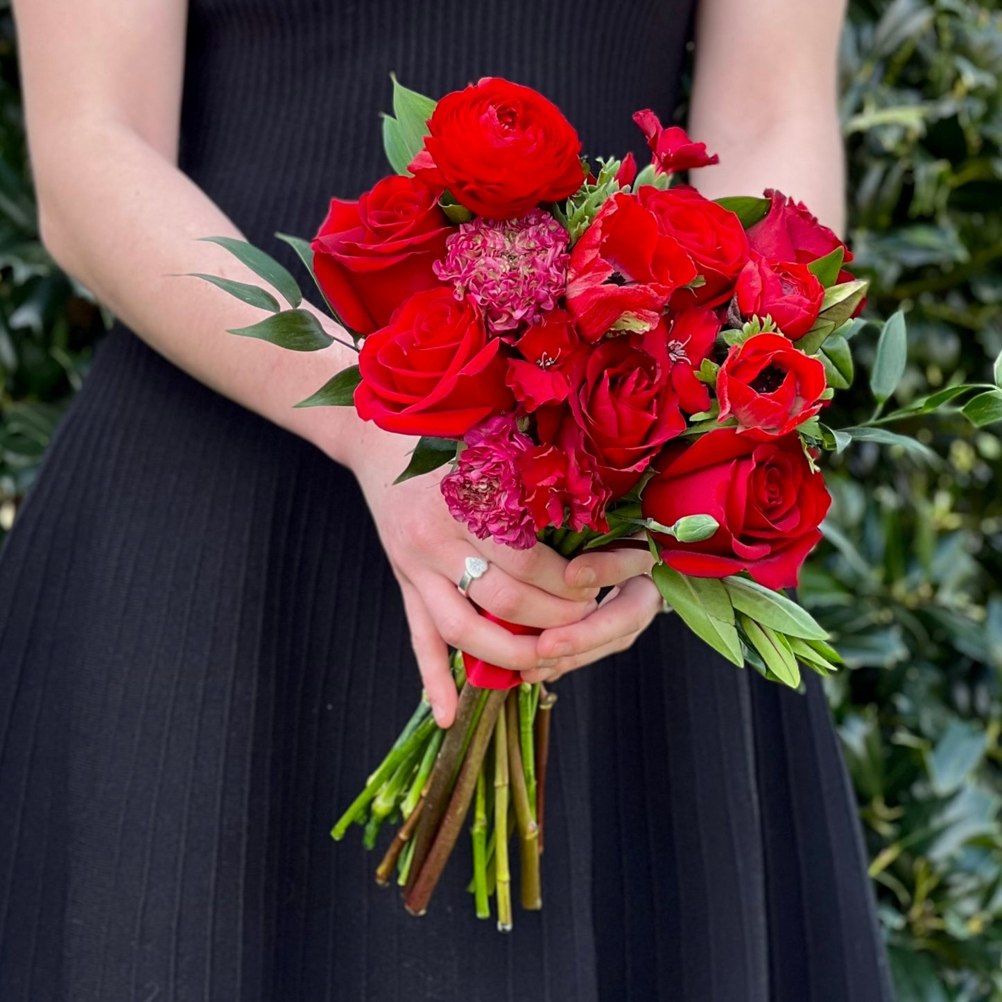 fire opal - handheld bouquet