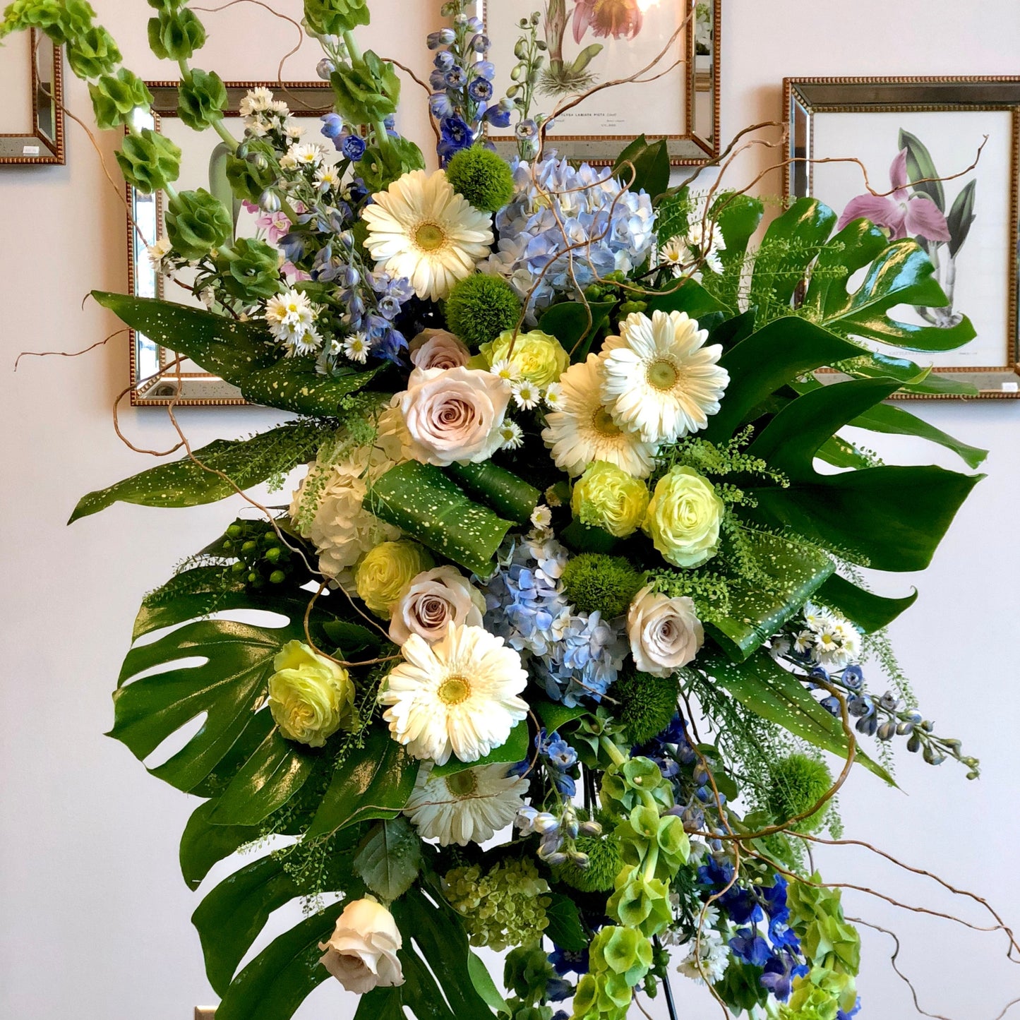 garden in the sky - sympathy standing spray