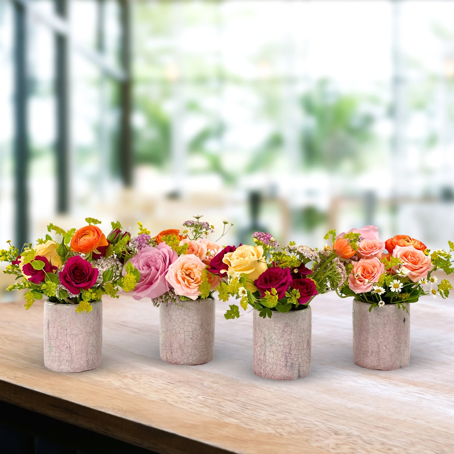garden spritz bud vases