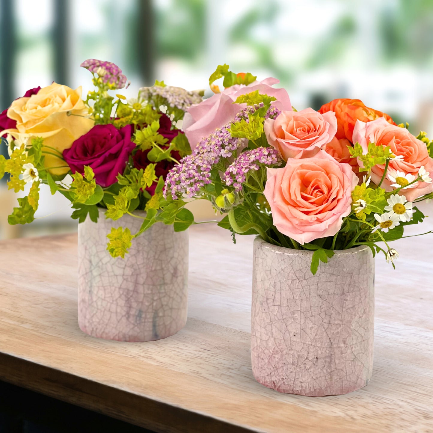garden spritz bud vases