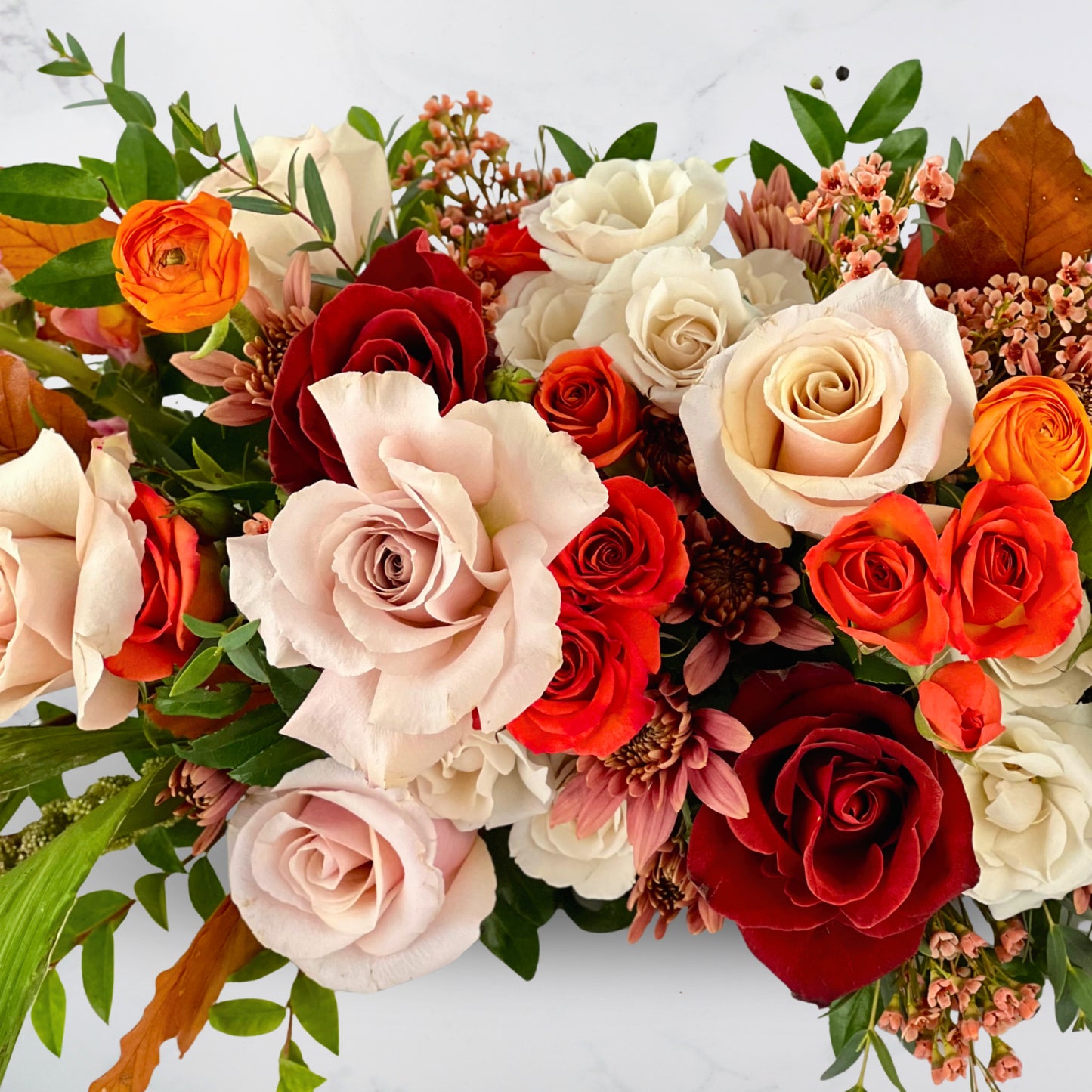 gratitude in bloom centerpiece