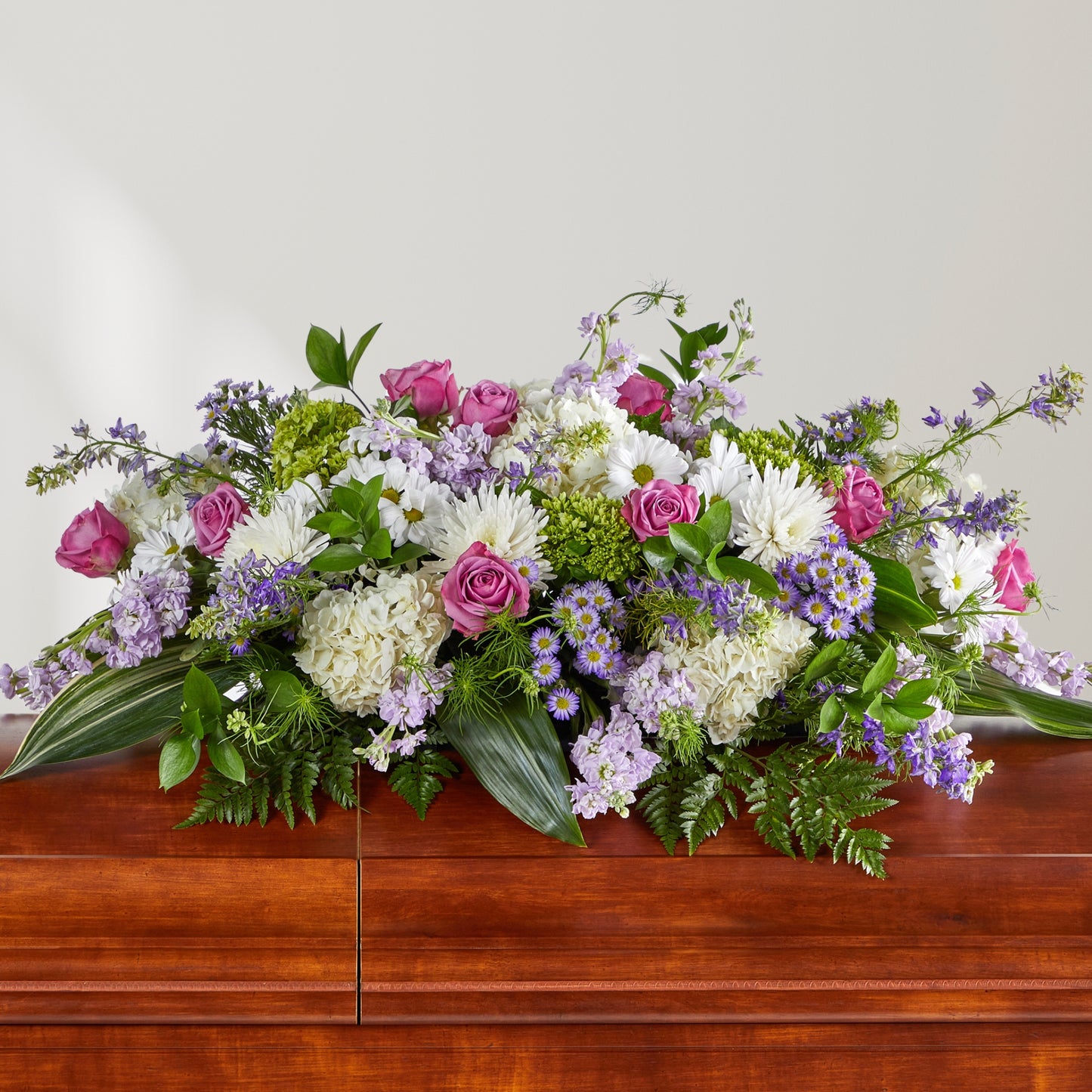 just like the days - sympathy casket spray