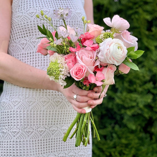 Rose Quartz - Handheld Bouquet