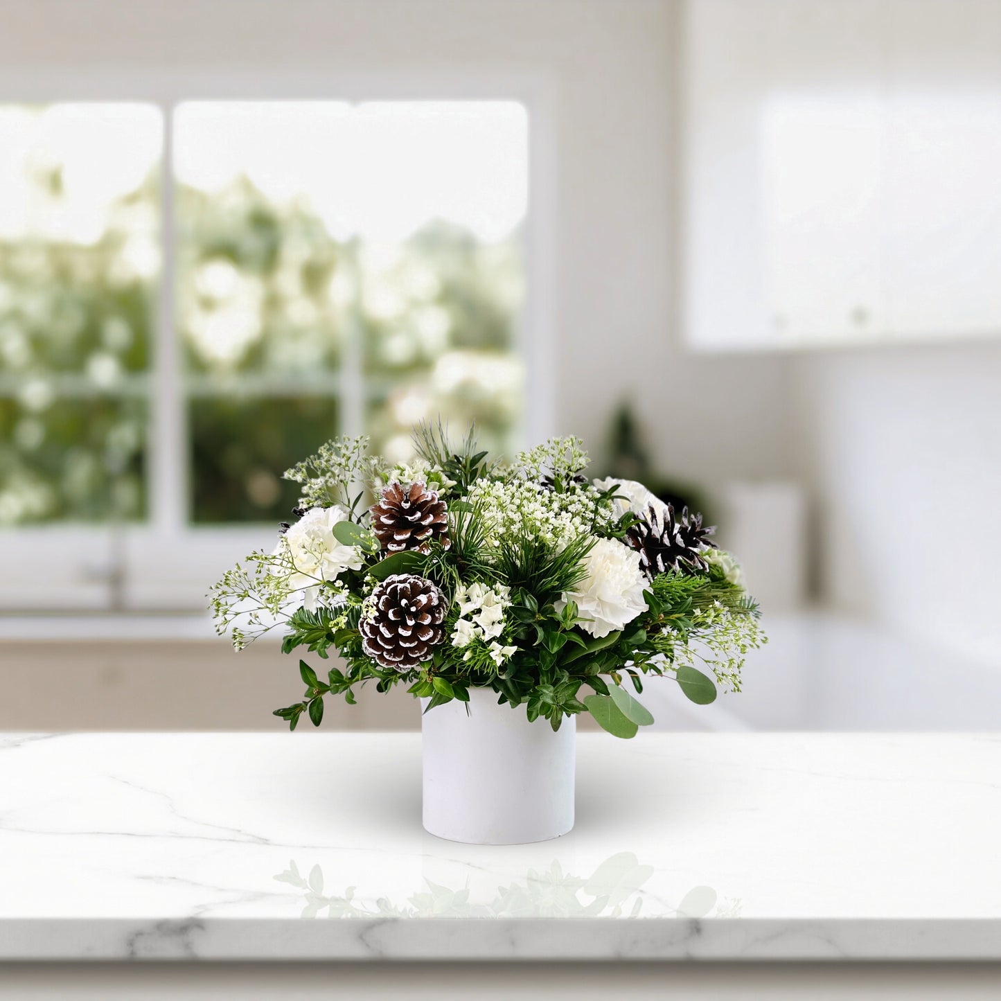 silent night mini centerpiece