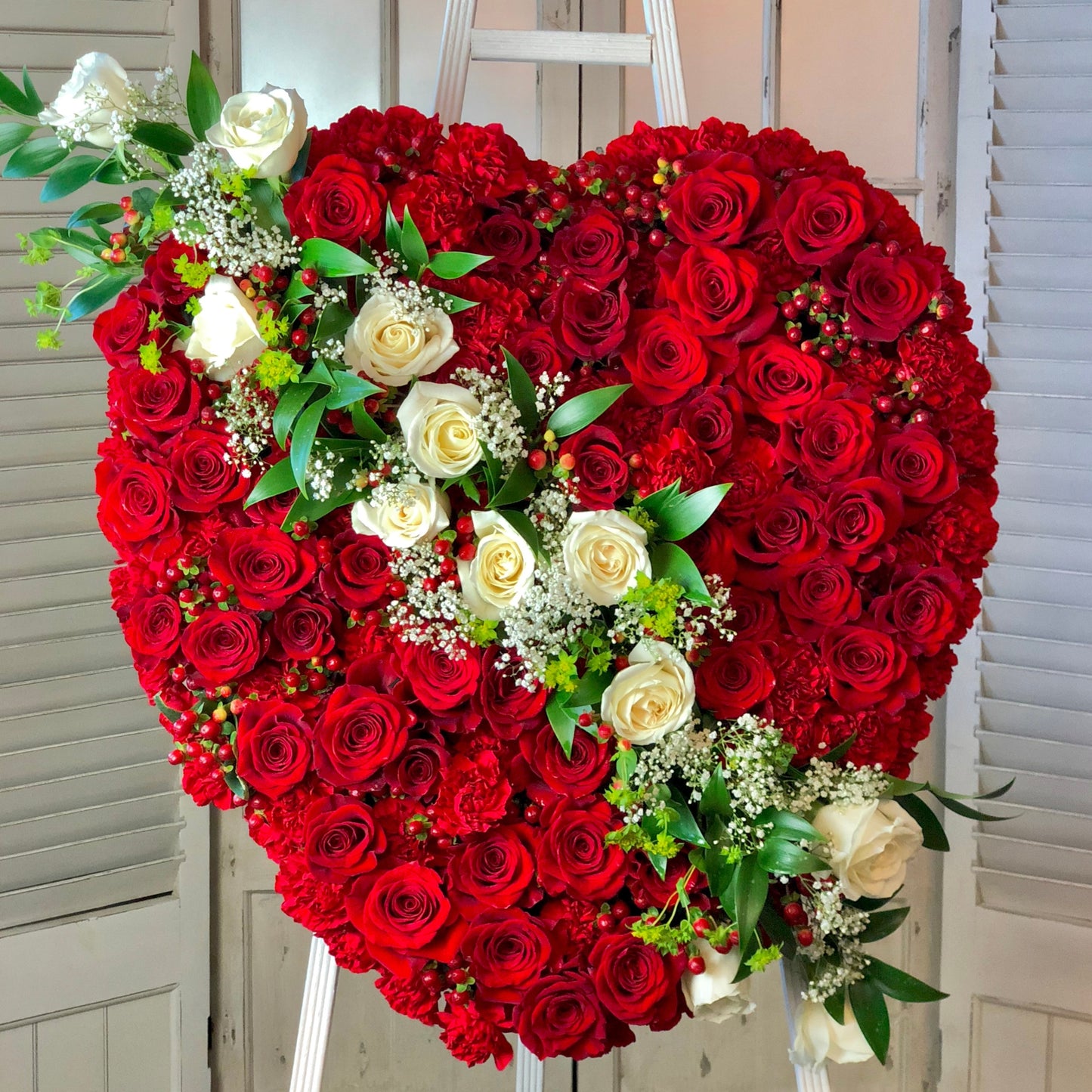 Heartbroken Remembrance - Sympathy Standing Heart