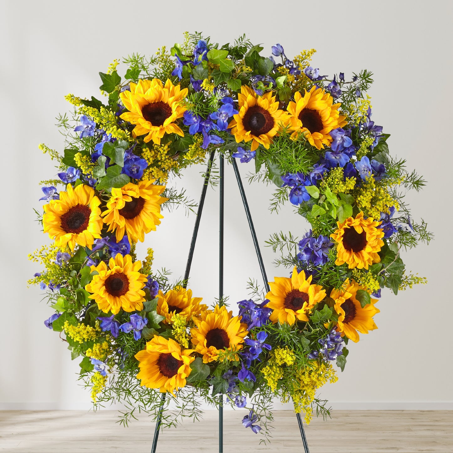 Summer's Gone - Sympathy Standing Wreath