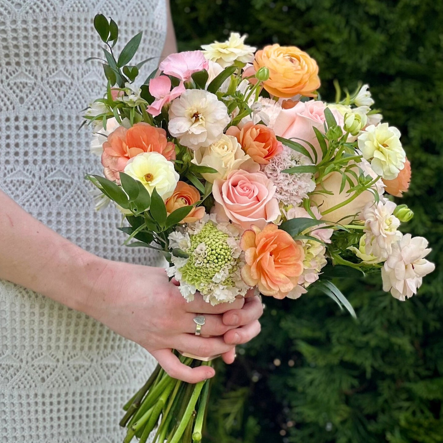Apricot Agate - Handheld Bouquet