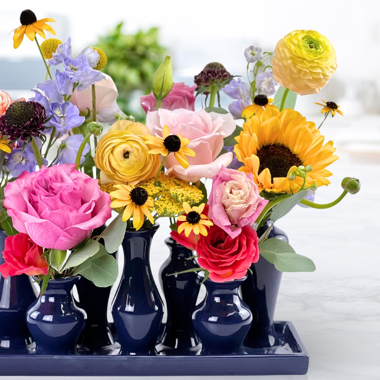 wildflower waltz bud vase