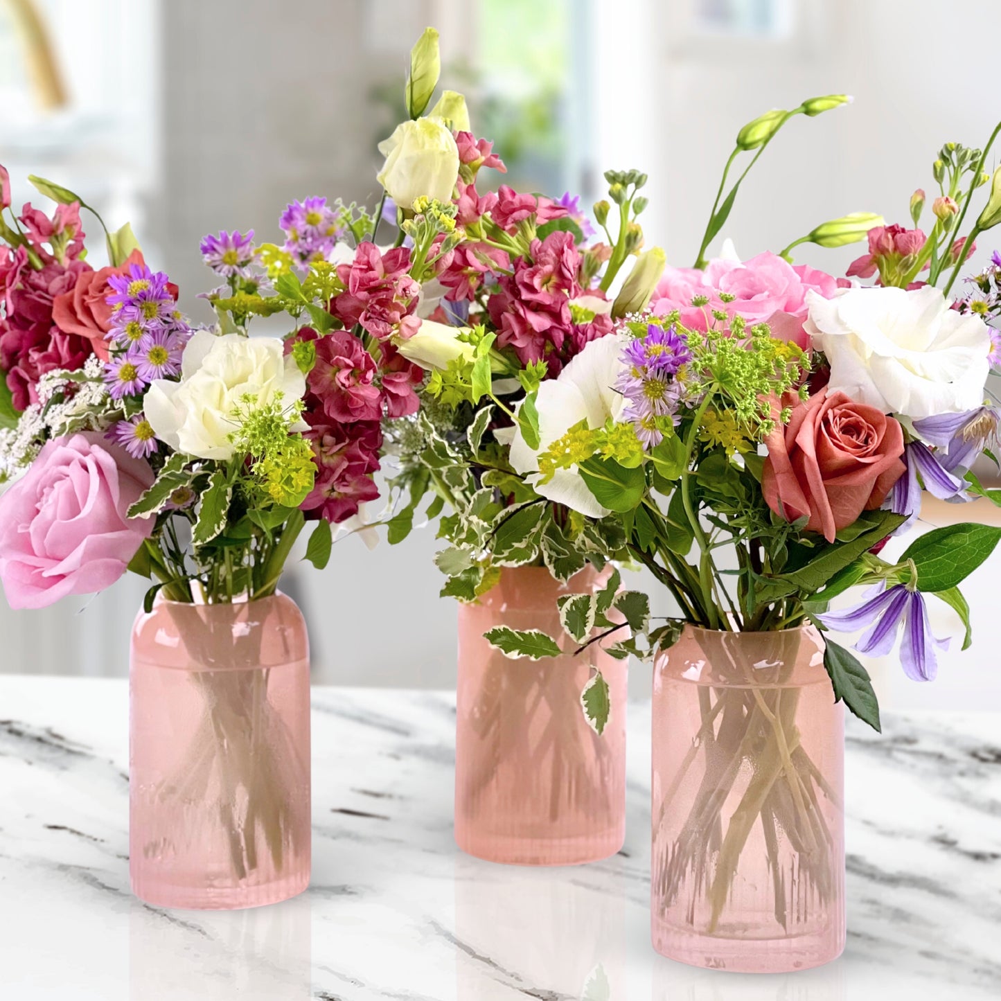 wild rosé bud vases