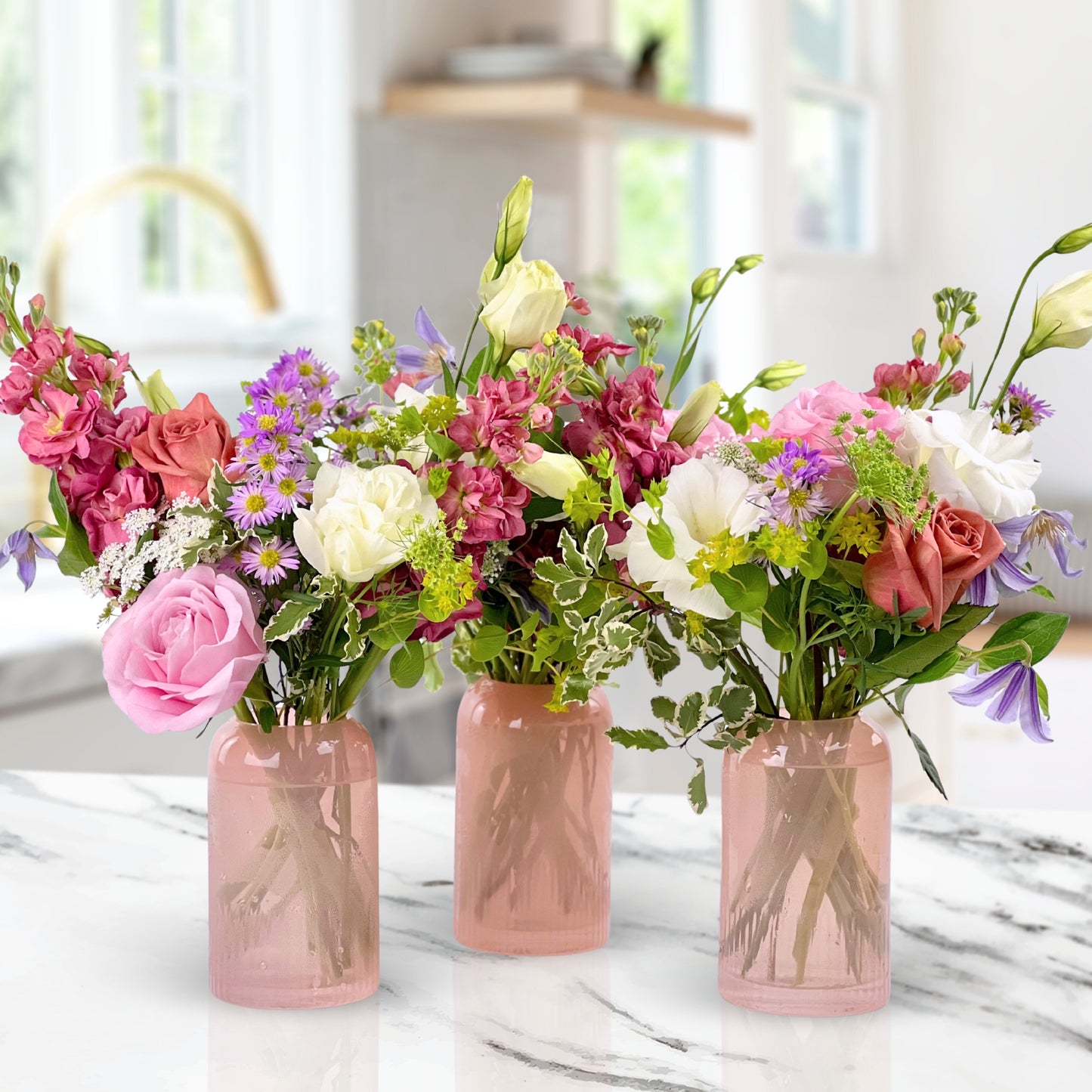 wild rosé bud vases