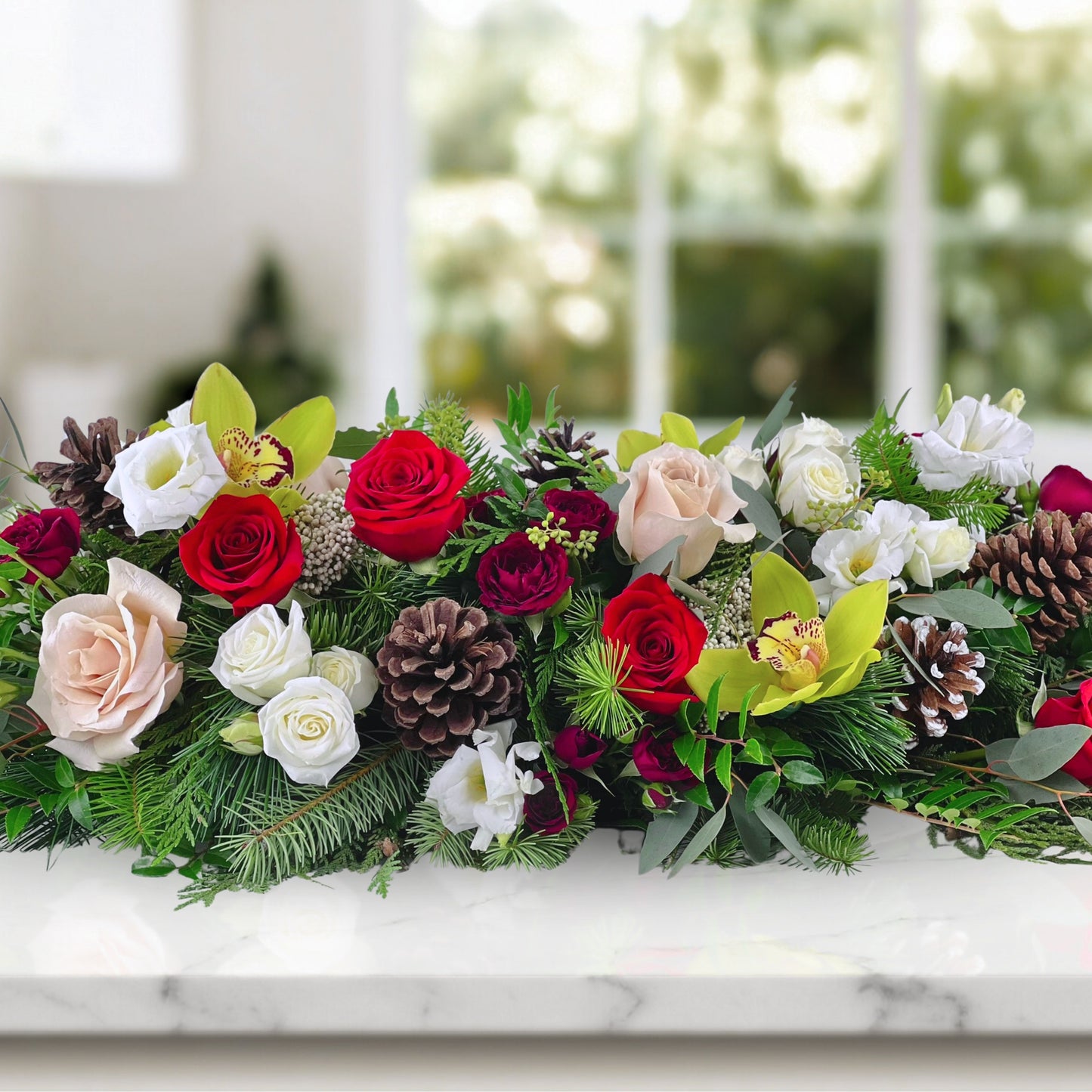 royal christmas centerpiece