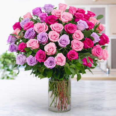 Luxe 48 Mixed Roses from Twinbrook Floral Design