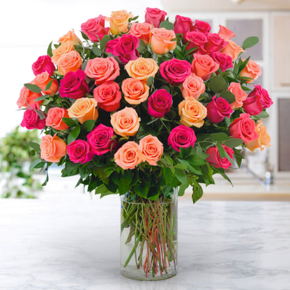 Luxe: 48 Mixed Roses