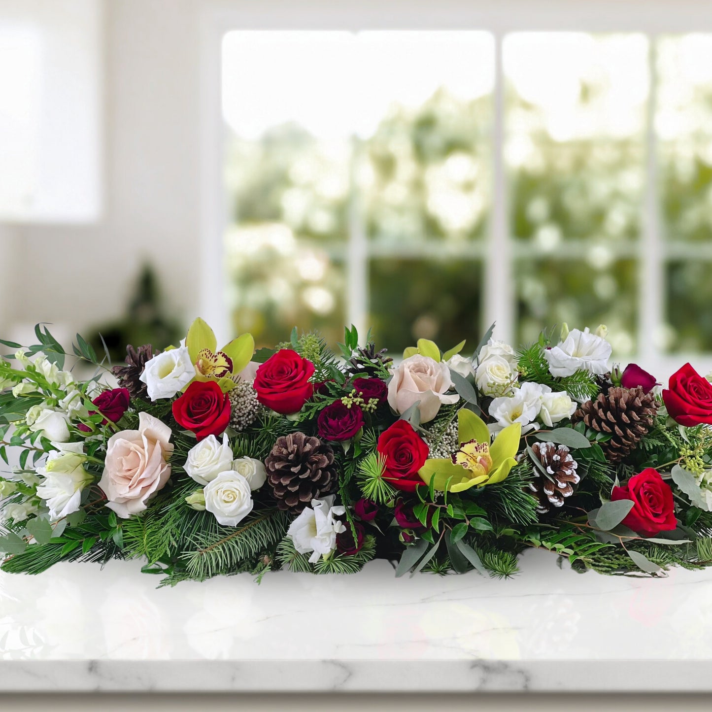 royal christmas centerpiece