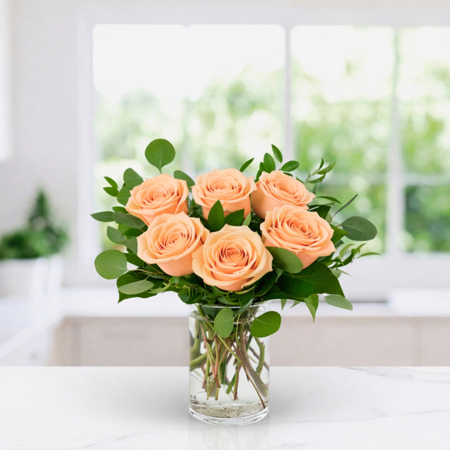 petite: 6 signature roses