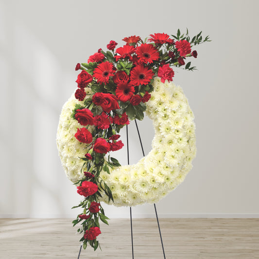 Each and Every Wave - Sympathy Standing Wreath