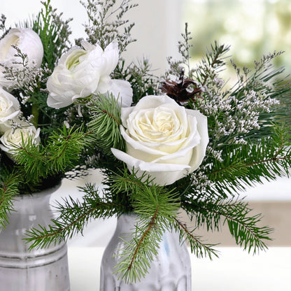 Evergreen Dream Bud Vases