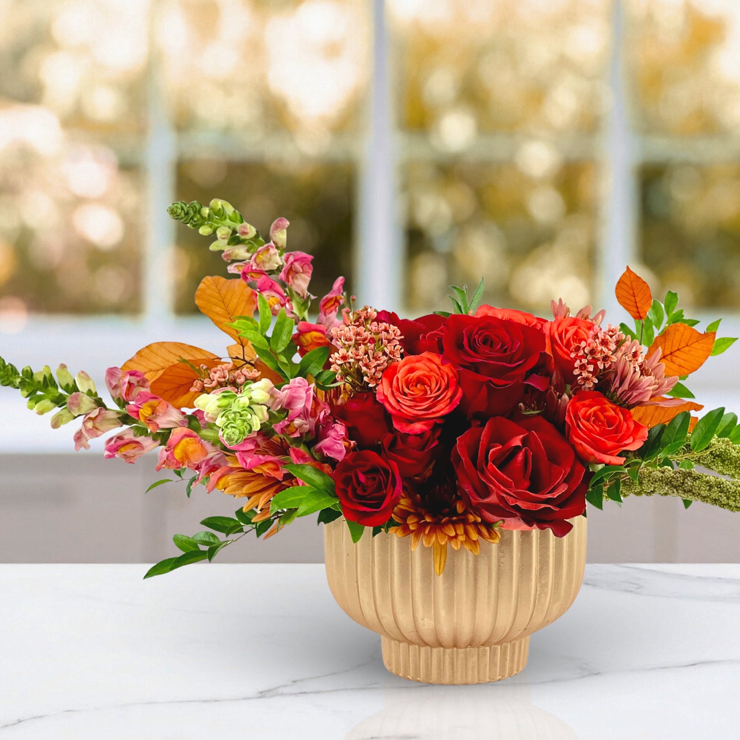 fireside feast centerpiece
