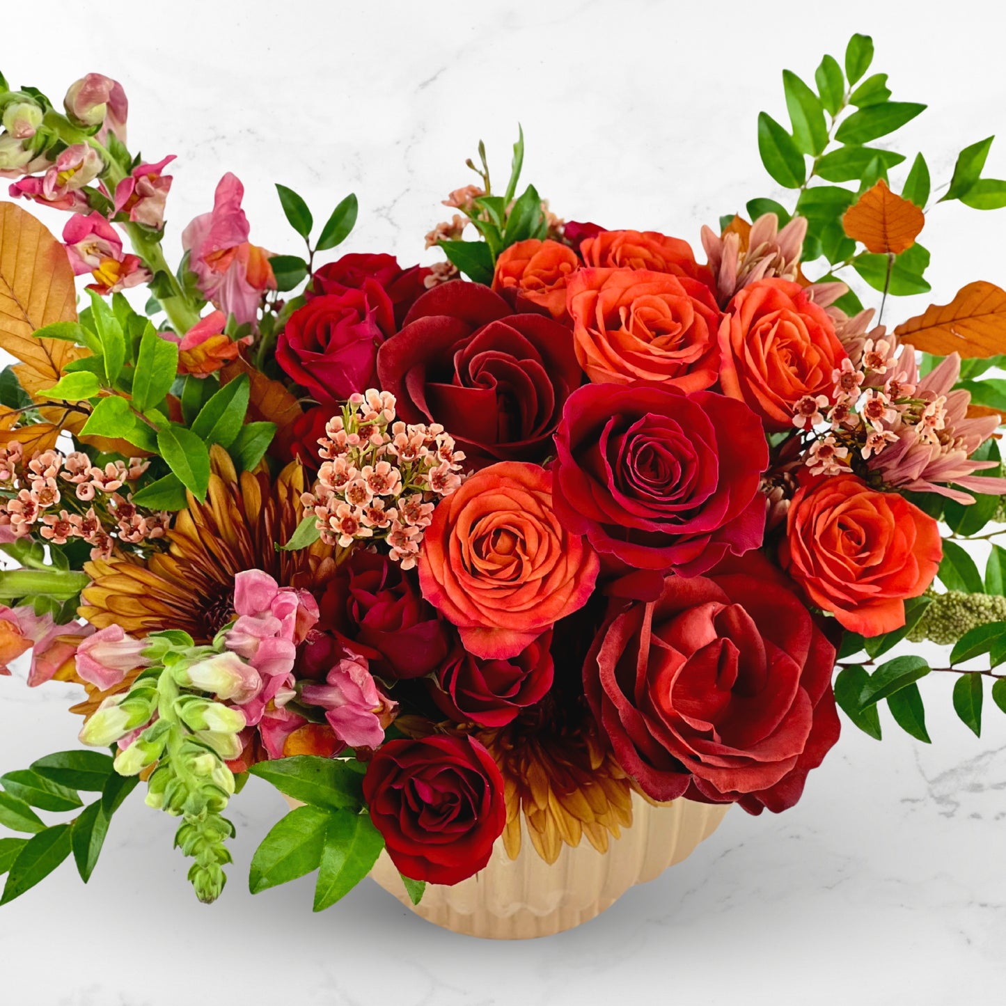 fireside feast centerpiece