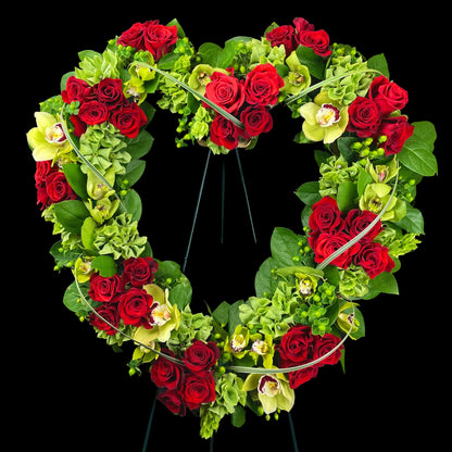 Rest in Paradise - Sympathy Standing Heart