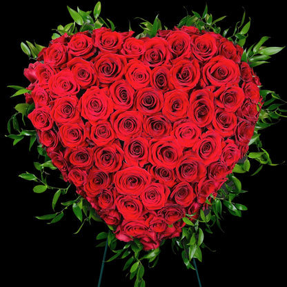 Ruby Rose Tribute - Sympathy Standing Heart