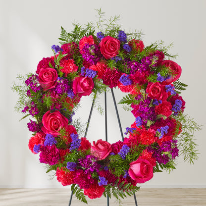 Starlit Skies - Sympathy Standing Wreath