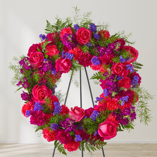 Starlit Skies - Sympathy Standing Wreath