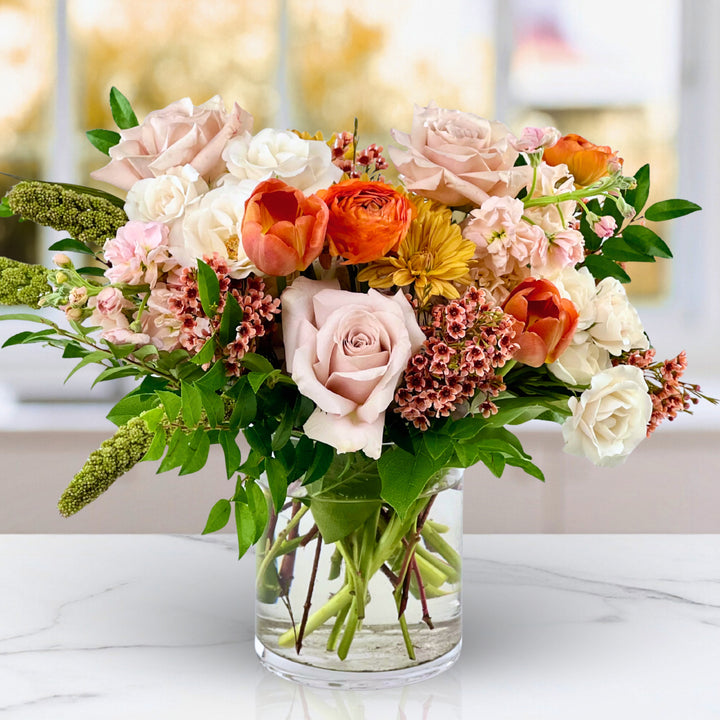 Sweet Maple Muse fall arrangement for Ashburn delivery