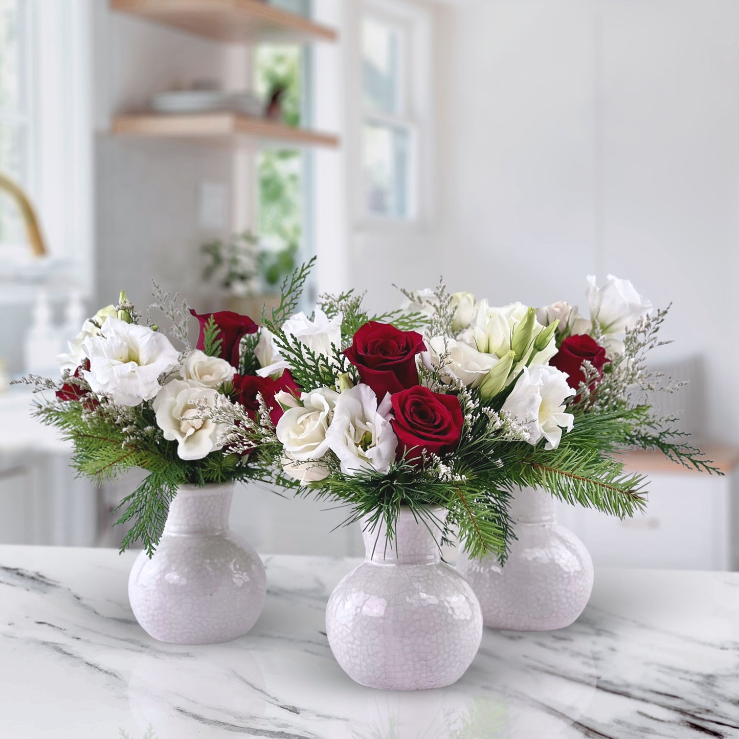 winterberry delight bud vases