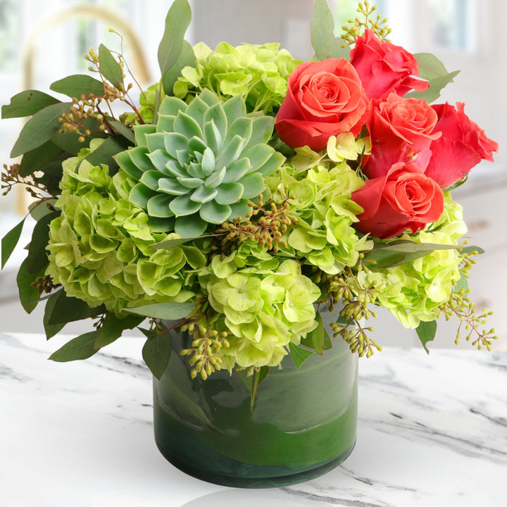 Zen Blossoms garden style arrangement for Aldie delivery